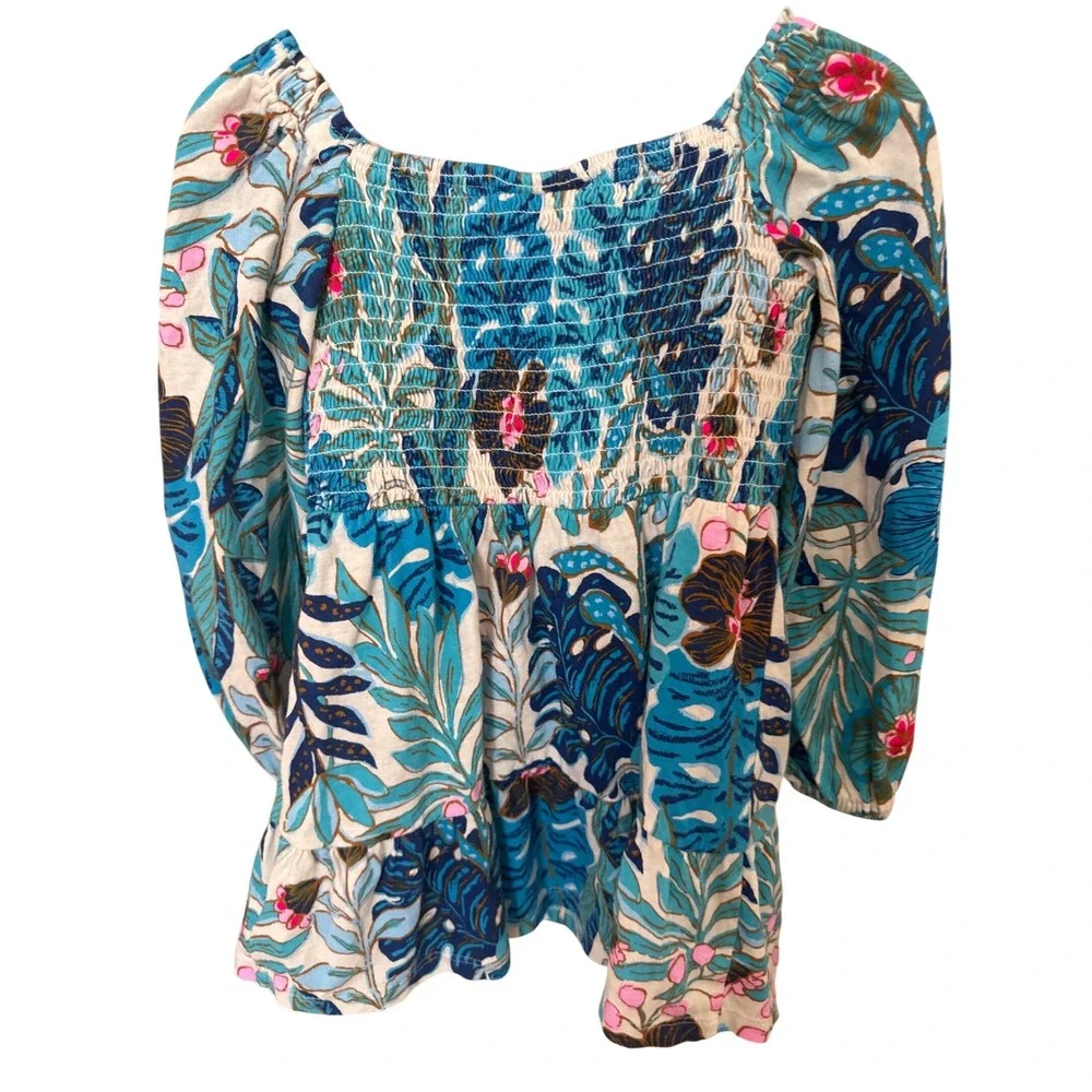 Lilly Pulitzer Kids‎ Mini Jilly Long Sleeved Dress size XS 2-3 cotton
